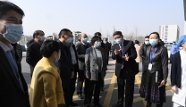 潍坊市副市长陈端梅到我院检查疫情防控工作