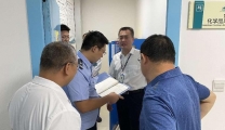 青州市公安局禁毒大队来我院进行危化品专项检查