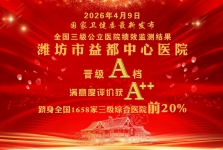 跻身全国前20%！潍坊市益都中心医院晋级国家三级公立医院绩效监测A档